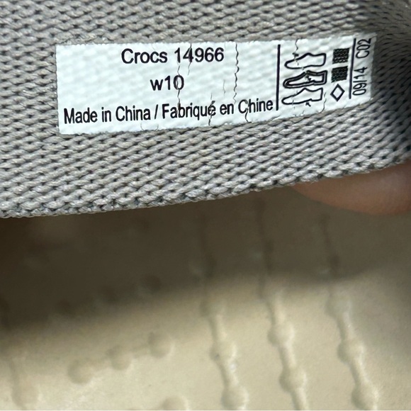 Crocs Edie Stretch Criss-Cross Strappy Slip On Slide Sandal 14966; Women’s Sz 10 - Picture 2 of 14